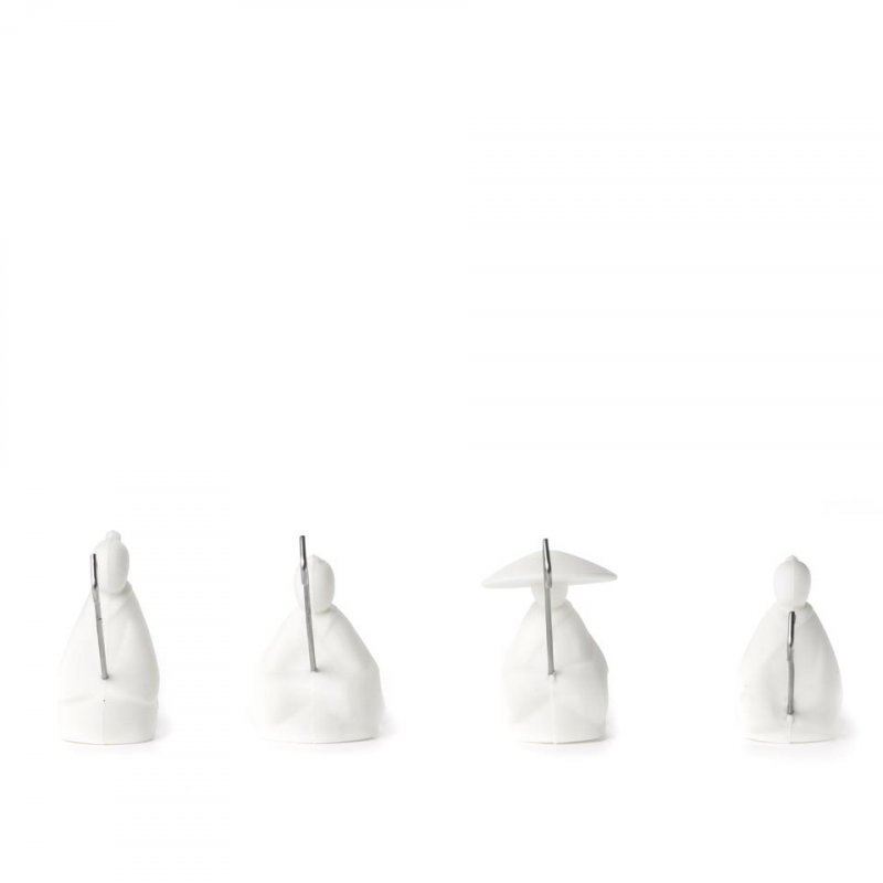 Kikkerland CU127 Tea bag holder White