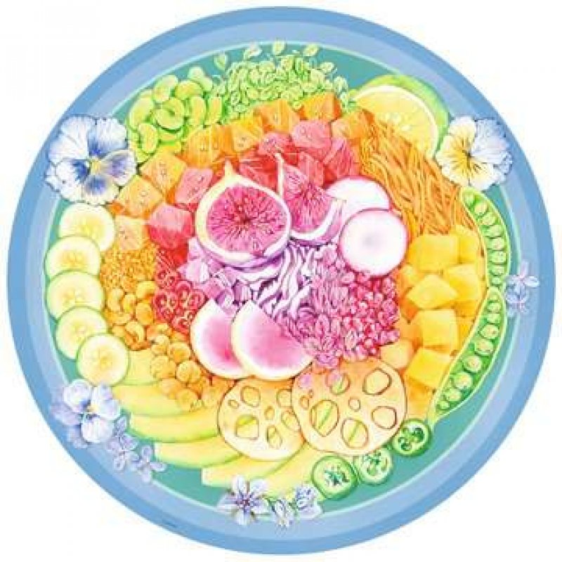 Ravensburger Poke Bowl Jeu de puzzle 500 pièce(s) Alimentation et boissons