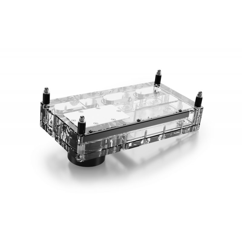 Alphacool Core Distro Plate 240 mm Rechts mit VPP, ARGB - Acryl