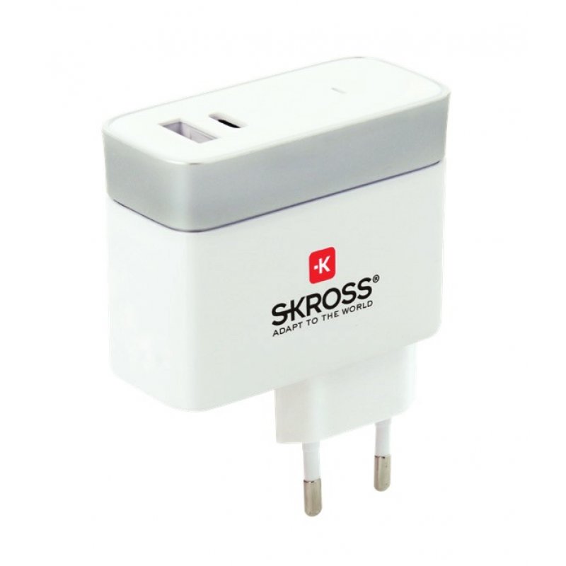 Skross 2.800131 mobile device charger Universal White AC Indoor