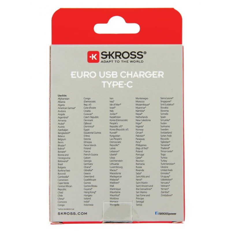 Skross 2.800131 mobile device charger Universal White AC Indoor