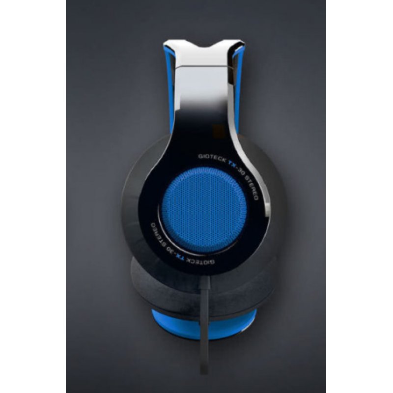 § Gioteck - Casque stéréo Game & Go TX30 Bleu Grill pour PS5, PS4, Xbox Series, Xbox One et Mobile