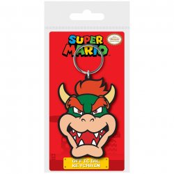 Super Mario - Bowser Porte-Clef en Caoutchouc