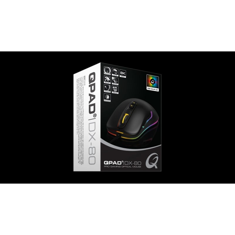 § QPAD - DX-80 - 8.000 dpi FPS Gaming Mouse