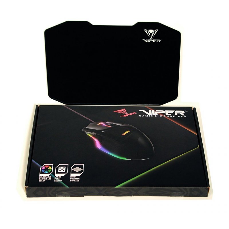 § Viper Gaming V160 Rigid Surface LED Mouse Pad