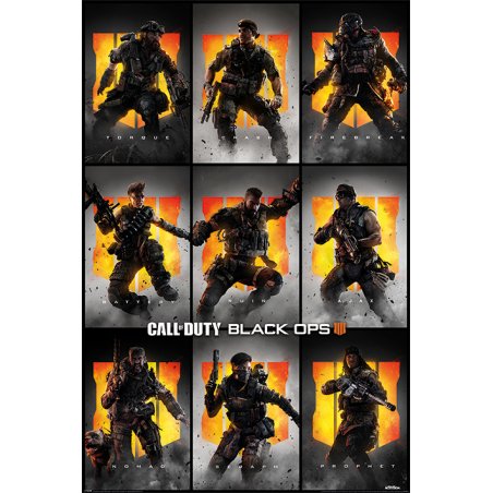 Call of Duty: Black Ops 4 - Personnages Maxi Poster