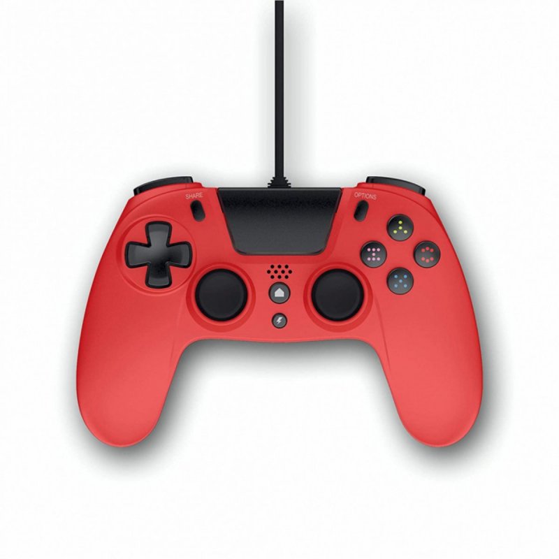 Gioteck VX4 Rouge USB Manette de jeu Analogique/Numérique PC, PlayStation 4