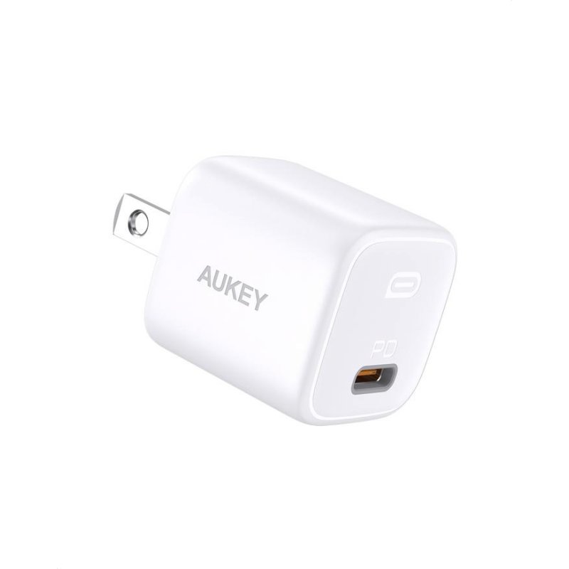 Aukey - Chargeur USB-C PD 20W PA-B1-WT Omnia Mini Blanc