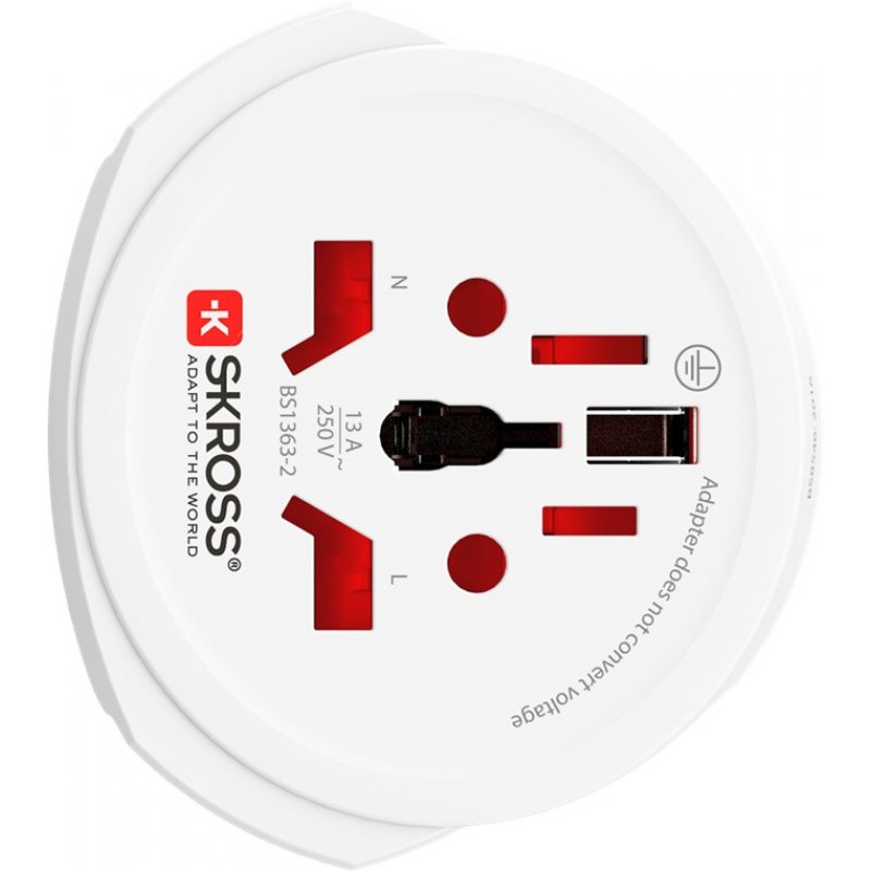 Skross 61260 power plug adapter Universal White