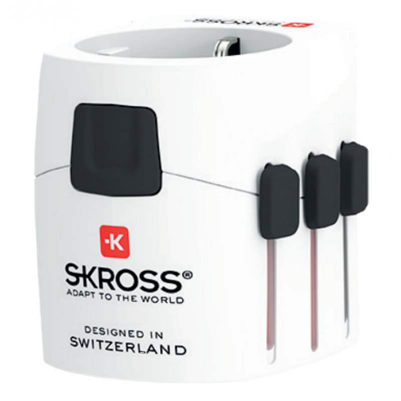 Skross 1.103165 power plug adapter Universal White