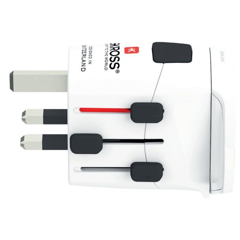 Skross 1.103165 adaptateur prise d'alimentation Universel Blanc