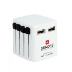 Skross 00215277 adaptateur prise d'alimentation Blanc