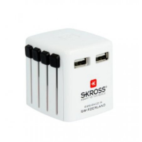 Skross 00215277 adaptateur prise d'alimentation Blanc