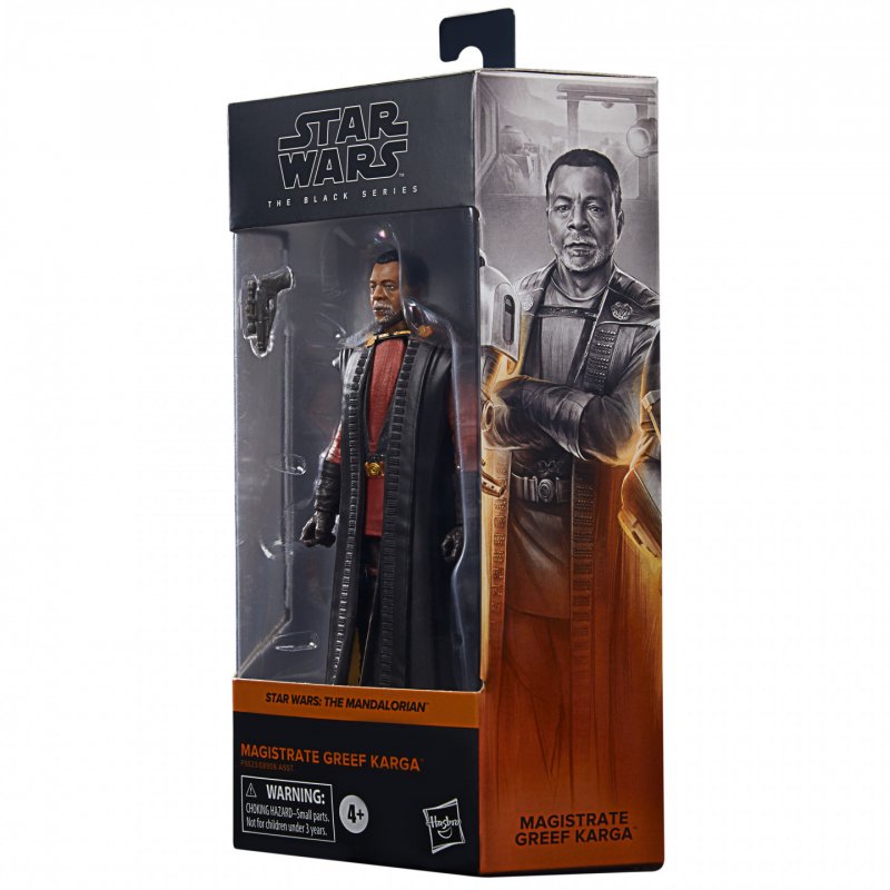 Star Wars The Black Series - Figurine d'action du magistrat Greef Karga 15cm