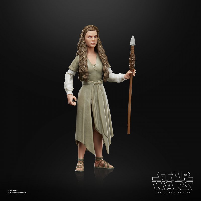 Star Wars The Black Series - Figurine d'action de la princesse Leia (Village Ewok) 15cm