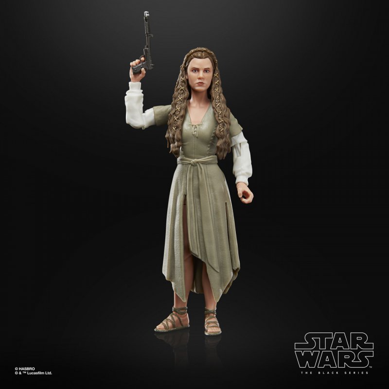 Star Wars The Black Series - Figurine d'action de la princesse Leia (Village Ewok) 15cm