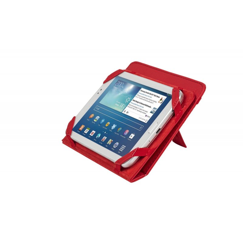 § RivaCase 3202 Etui pliant avec support béquille pour tablettes 7 Rouge