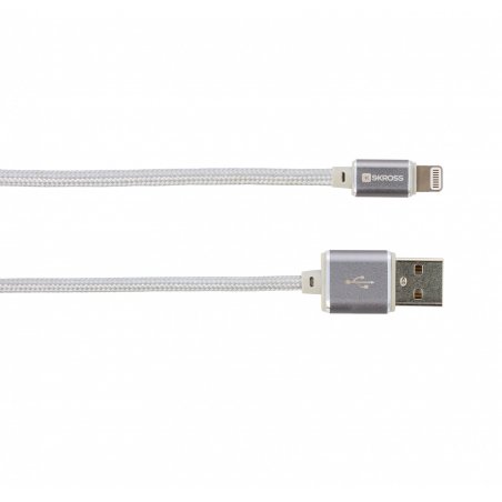 Skross Charge'n Sync - Steel Line 1 m Silver