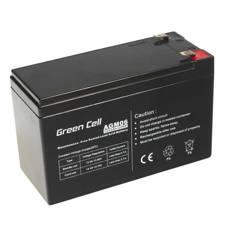 Rechargeable battery AGM 12V 9Ah Maintenancefree for UPS ALARM