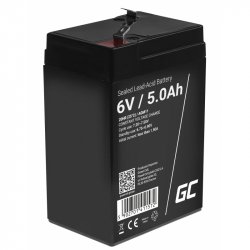 Rechargeable battery AGM 6V 5Ah Maintenancefree for UPS ALARM