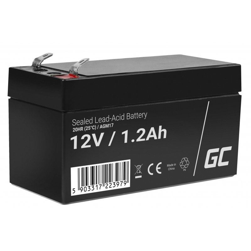 Green Cell AGM17 Batterie de l'onduleur Sealed Lead Acid (VRLA) 12 V 1,2 Ah