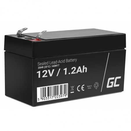Rechargeable battery AGM 12V 1.2Ah Maintenancefree for UPS ALARM