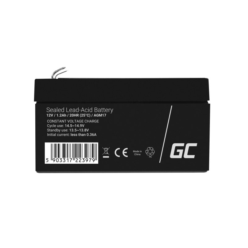 Rechargeable battery AGM 12V 1.2Ah Maintenancefree for UPS ALARM