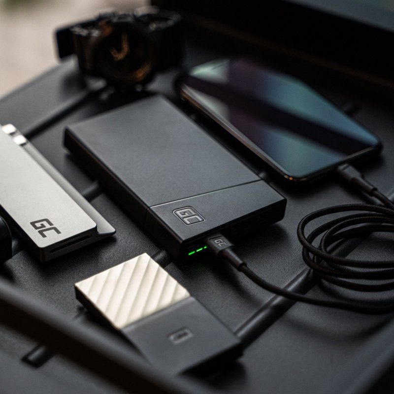 Power Bank Green Cell GC PowerPlay10S 10000mAh with fast charging 2x USB Ultra Charge and 2x USB-C PD 18W