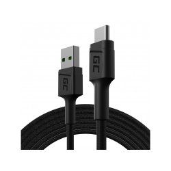 Cable USB-A - USB-C Green Cell GC PowerStream 200cm, with Ultra Charge, QC 3.0