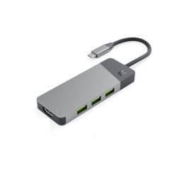 Adapter HUB GC Connect 7w1 (3xUSB-A 3.1 HDMI 4K 60Hz USB-C PD 85W)