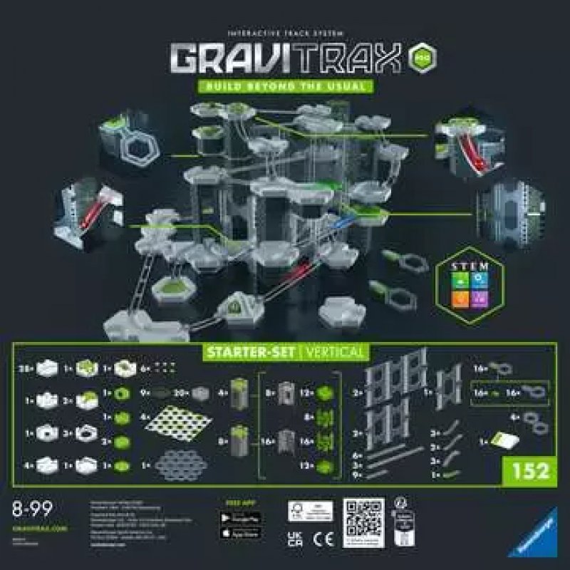 Ravensburger GraviTrax PRO Starter-Set Vertical Jeu de billes