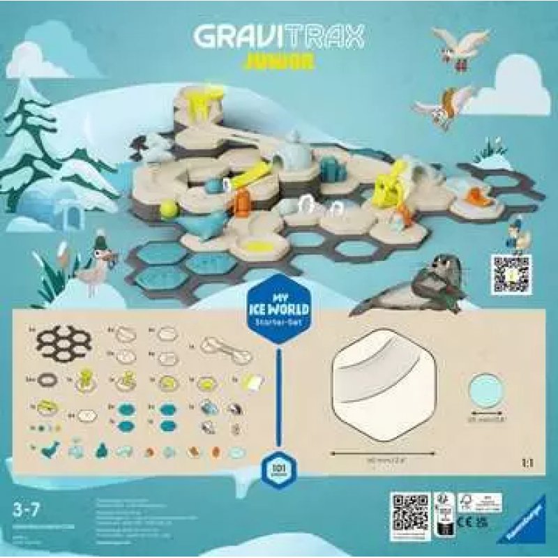 Ravensburger GraviTrax Junior Starter-Set L Ice Jeu de billes