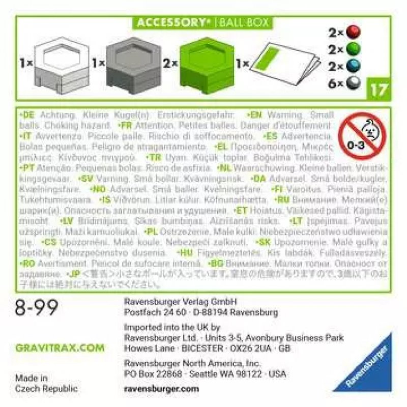 RAV GraviTrax Accessory Ball Box  27468