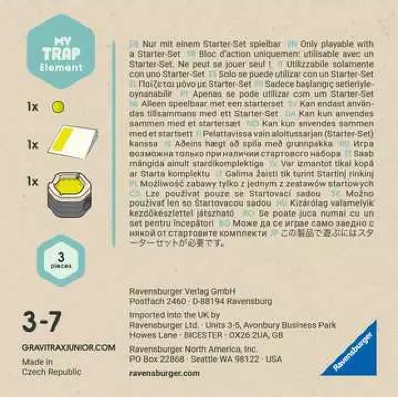 Ravensburger GraviTrax Junior Element Trap accessoire pour jeux d'adresse/actifs