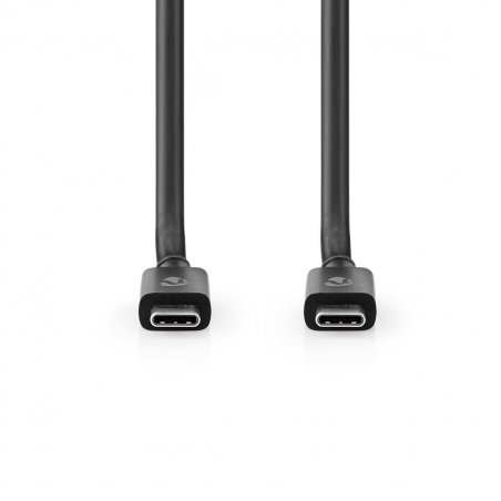 Nedis CCGB66040BK10 câble USB 1 m USB4 Gen 3x2 USB C Noir