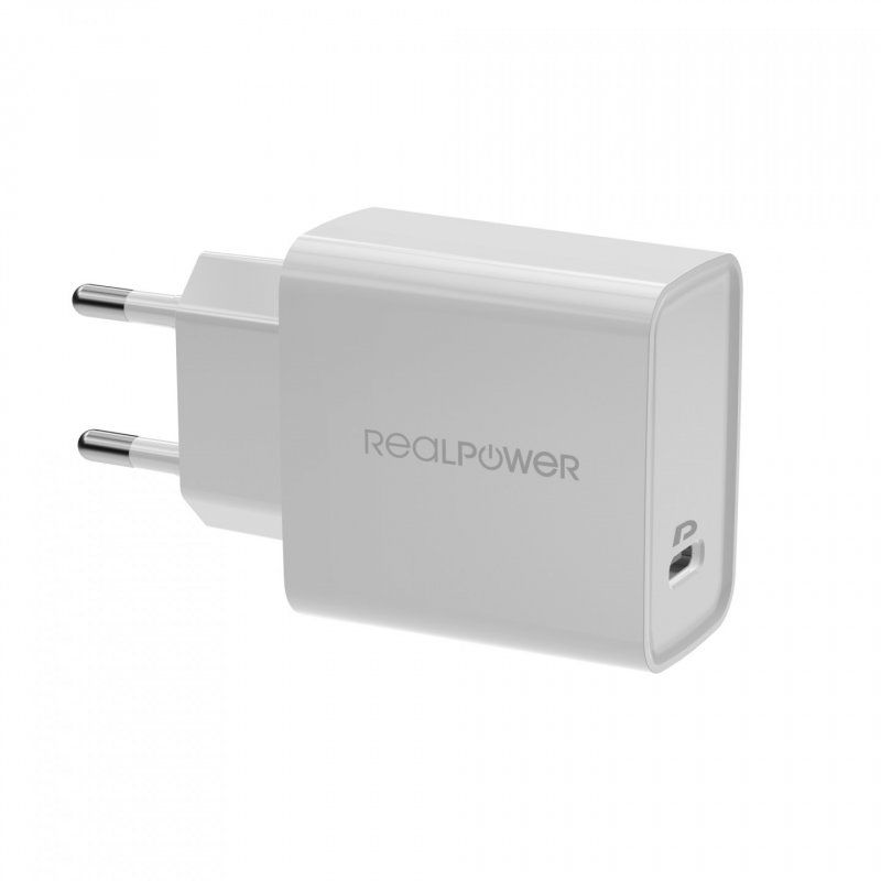 RealPower PC-MagSet Universel Blanc Secteur Recharge sans fil Intérieure