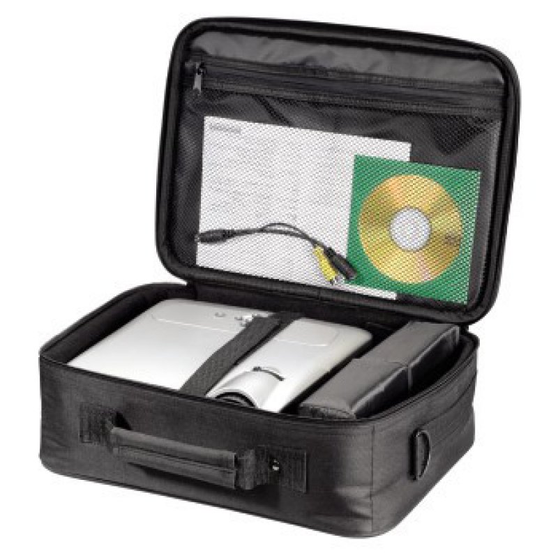 Hama Beamertasche "Sportsline", L, Schwarz