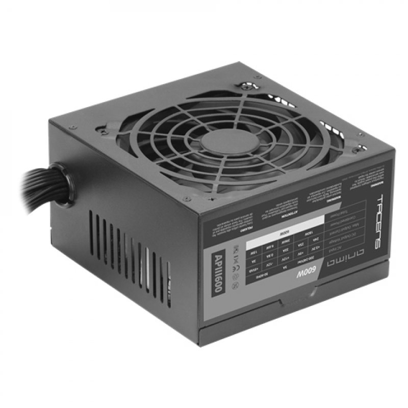 Tacens APIII600 power supply unit 600 W 20+4 pin ATX ATX Black