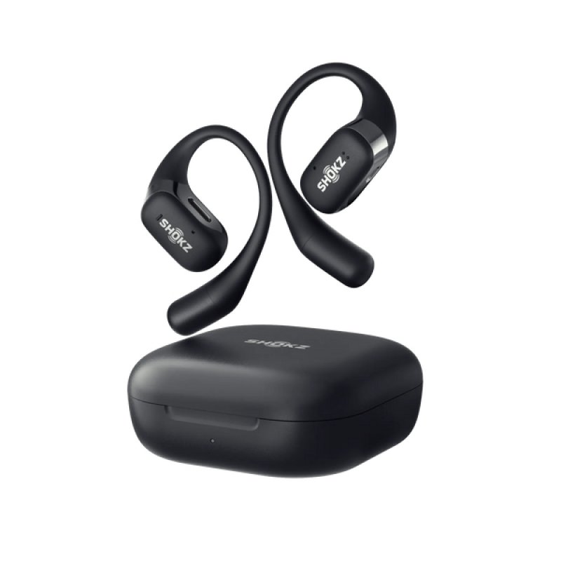 Shokz OpenFit Écouteurs Sans fil Crochets auriculaires Appels/Musique/Sport/Au quotidien Bluetooth Noir