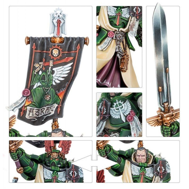 STOCK13 - Games Workshop Warhammer 40k - Dark Angels Azrael Grand Maître Supreme