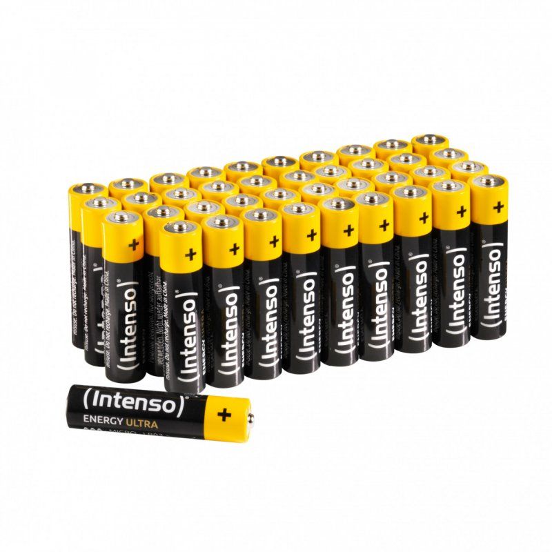 Intenso 7501510 - Energy Ultra Alkaline Batterie AAA Micro 40er-Pack - Batterie Single-use battery