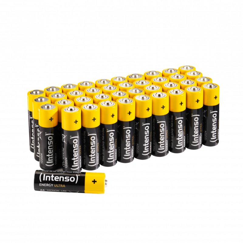 Intenso 7501520 - Energy Ultra Alkaline Batterie AA Mignon 40er-Pack - Batterie Single-use battery