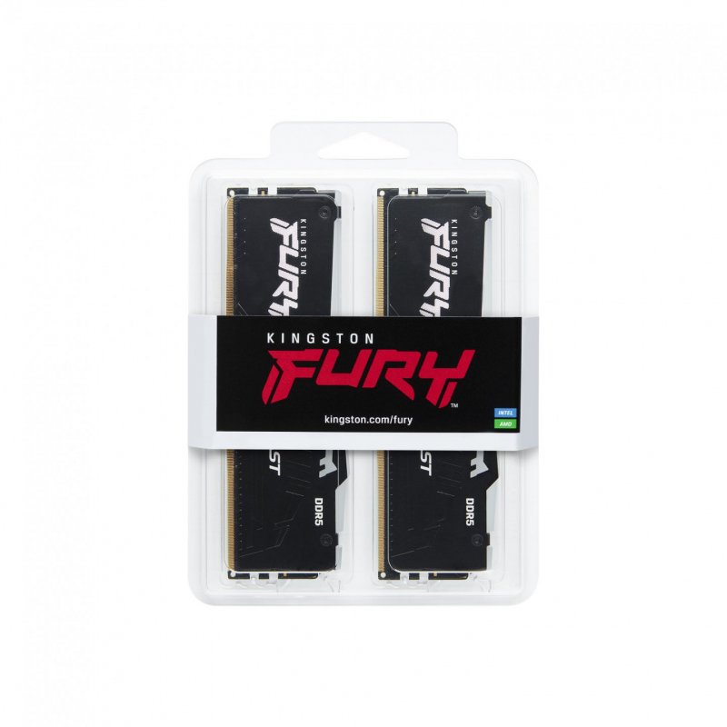 Kingston Technology FURY Beast RGB memory module 64 GB 4 x 16 GB DDR5 5200 MHz