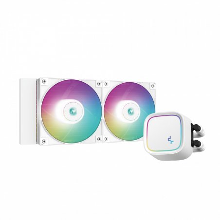 DeepCool LE520 WH Processeur Refroidisseur de liquide tout-en-un 12 cm Blanc 1 pièce(s)