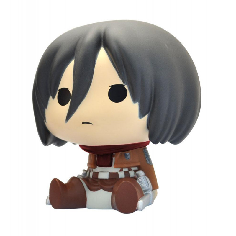 ATTACK ON TITAN - Mini-Tirelire - Chibi Mikasa - 13cm