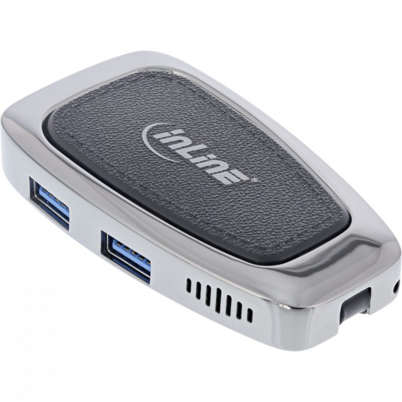 InLine Multifunktions-Hub USB 3.2 Gen.2 USB Typ-C (2x USB-A 10Gb/s + 1xHDMI 4K@60Hz + 1x USB-C 10Gb/s & PD 100W)