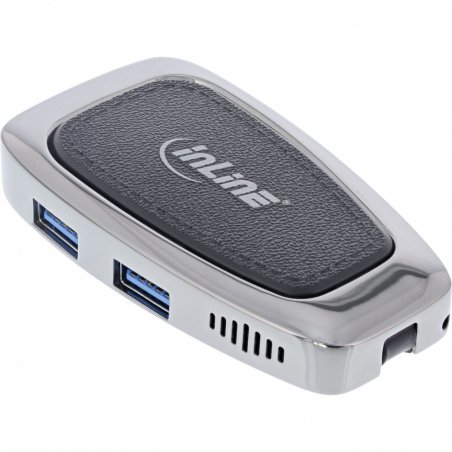 InLine Multifunktions-Hub USB 3.2 Gen.2 USB Typ-C (2x USB-A 10Gb/s + 1xHDMI 4K@60Hz + 1x USB-C 10Gb/s & PD 100W)