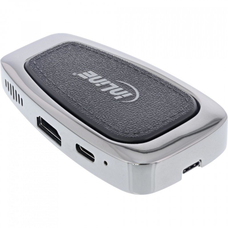 InLine Multifunktions-Hub USB 3.2 Gen.2 USB Typ-C (2x USB-A 10Gb/s + 1xHDMI 4K@60Hz + 1x USB-C 10Gb/s & PD 100W)