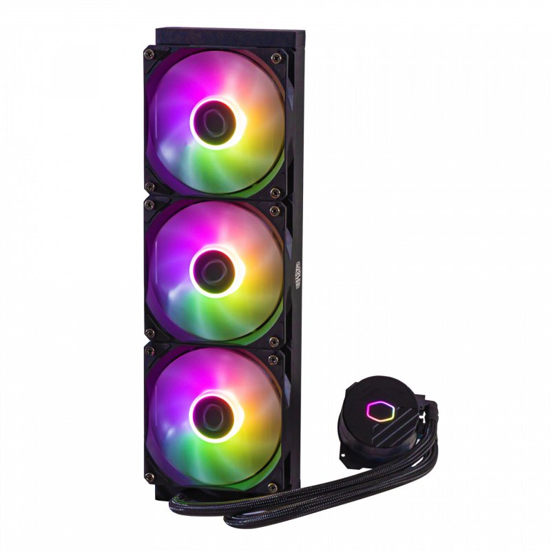 Cooler Master MasterLiquid 360L Core ARGB Processeur Kit de refroidissement du liquide 12 cm Noir