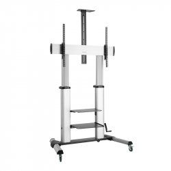 ZUB Logilink Display cart, 60"-100" silver